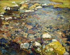 Val d'Aosta: A Stream over Rocks by John Singer Sargent