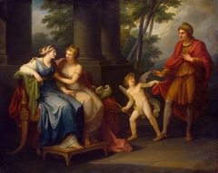 Venus Induces Helen to Fall in Love with Paris by Angelica Kauffman