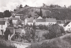 View of L'Hermitage, Côte des Gratte-Coqs, Pontoise by Camille Pissarro