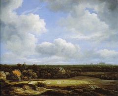 View of the Plain of Haarlem with Bleaching Grounds by Jacob van Ruisdael