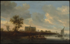 View of the Town of Alkmaar by Salomon van Ruysdael