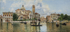 View of Venice by Antonio Reyna Manescau