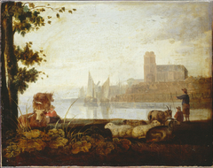 View on the Maas by Anonymous