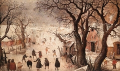 Winterlandschaft by Hendrick Avercamp