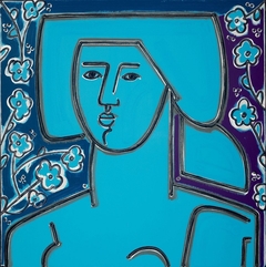 Woman in Blue by America Martin