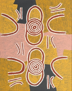 Women's Corroboree and Dancing at Kungka by Billy Stockman Tjapaltjarri