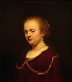 Young Woman with a Gold Chain by Rembrandt