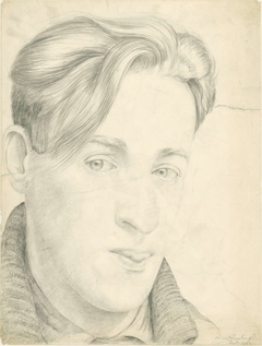 Zelfportret, september 1942 by Cor van Teeseling