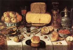 A Laid Table by Nicolaes Gillis