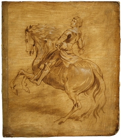 A Man Riding a Horse by Anonymous