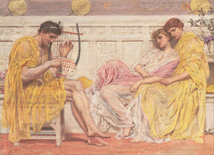 A Musician by Albert Joseph Moore