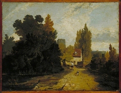 A Road Leading to a Village by Augustus Wall Callcott