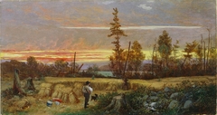 A Shot in the Dawn, Lake Scugog by John Arthur Fraser