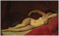 A Sleeping Odalisque by Jean-Auguste-Dominique Ingres