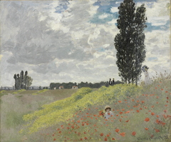 A Walk in the Meadows at Argenteuil by Claude Monet