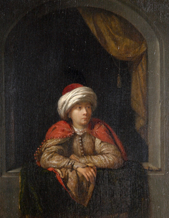 A Young Turk by Caspar Netscher