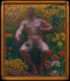 Adam in The Garden of Eden by Kristian Zahrtmann