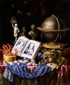 Allegory of Charles I of England and Henrietta of France in a Vanitas Still Life by Carstian Luyckx