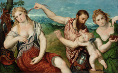 Allegoy (Mars, Venus, Flora and Cupid) by Paris Bordone