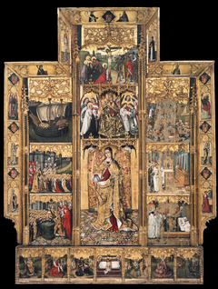 Altarpiece of Saint Ursula and the Eleven Thousand Virgins by Juan Rexach