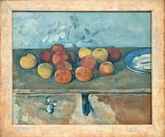 Apples and biscuits by Paul Cézanne