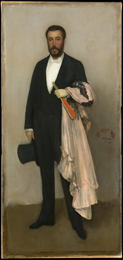 Arrangement in Flesh Colour and Black: Portrait of Theodore Duret by James Abbott McNeill Whistler