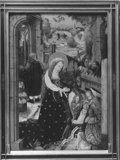 Aschaffenburger Triptychon: Geburt Christi by Master of the Wendelin Altar