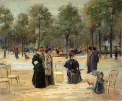 Aux Champs-Élysées by Louis Abel-Truchet