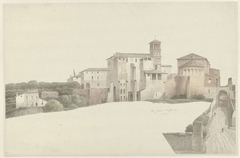 Basilica and Monastery of Santi Giovanni e Paolo in Rome by Josephus Augustus Knip