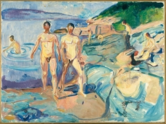 Bathing Men by Edvard Munch