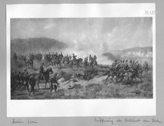 battle 1871 (opening of the battle of Sedan) by Louis Braun