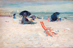 Beach at Atlantic City by Robert Henri