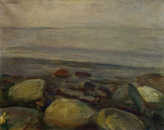 Beach Landscape from Åsgårdstrand by Edvard Munch