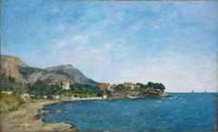 Beaulieu: The Bay of Fourmis by Eugène Louis Boudin