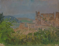 Beckov Castle by László Mednyánszky