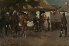 Billeting the Troops by George Hendrik Breitner