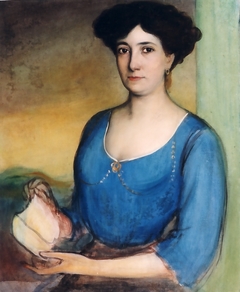 Boceto para el retrato de La señora de Casanueva by Julio Romero de Torres