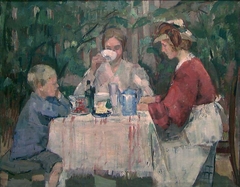 Breakfast in the Garden by Henrik Lund