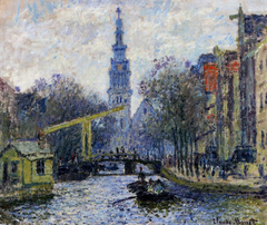 Canal in Amsterdam by Claude Monet