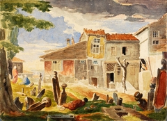 Cemetery in Pera by Miner Kilbourne Kellogg