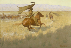 Change of Ownership (The Stampede; Horse Thieves) by Frederic Remington