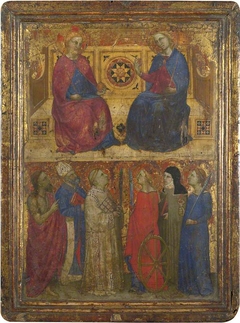 Christ and the Virgin with Saints by Giovanni da Milano