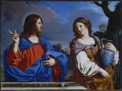 Christ and the Woman of Samaria by Guercino