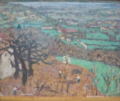 Dauphine Landscape by Pierre Bonnard