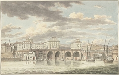 De haven van Civitavecchia by Jean Grandjean