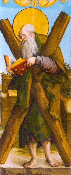 Der Apostel Andreas by Master of Meßkirch