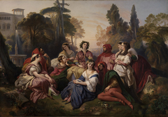 Der Decamerone by Franz Xaver Winterhalter