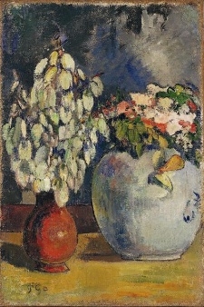 Deux vases de fleurs by Paul Gauguin