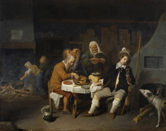 Dinner at a Farmhouse by David Ryckaert III