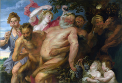 Drunken Silenus supported by Satyrs by Anthony van Dyck